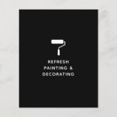 Maler und Dekorator Paint Roller Black Flyer (Hinten)