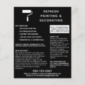 Maler und Dekorator Paint Roller Black Flyer (Vorne)