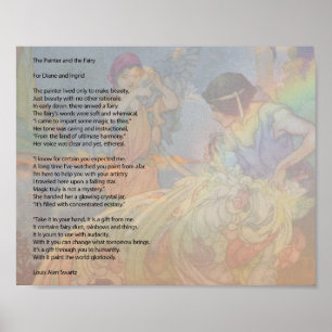 Maler und die Fee Poster