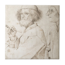 Maler und Kenner durch Pieter Bruegel Fliese