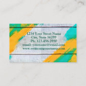 Maler- und KünstlerVisitenkarte Visitenkarte (Rückseite)