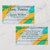 Maler- und KünstlerVisitenkarte Visitenkarte (Vorne/Hinten)