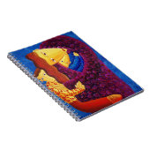 Maler und Söhne Familienmalerei Moderne Kunst Notizblock (Rechte Seite)