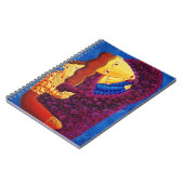 Maler und Söhne Familienmalerei Moderne Kunst Notizblock (Linke Seite)