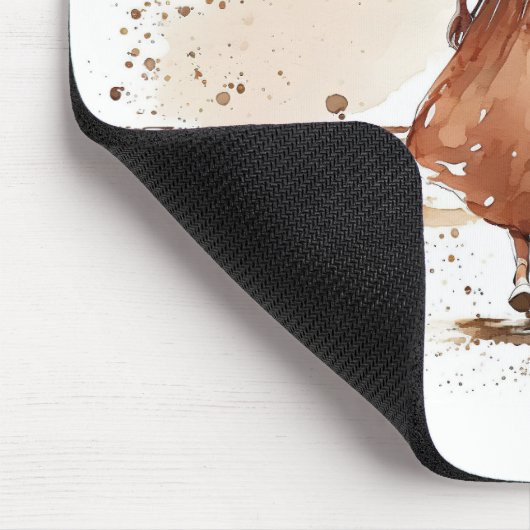 Maler und Strandmaler Mousepad (Ecke)