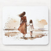 Maler und Strandmaler Mousepad (Vorne)