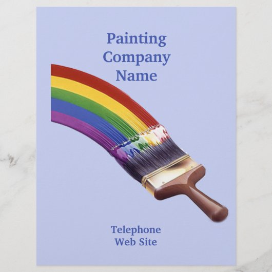 Maler Unternehmer Business Flyer (Vorne)