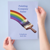 Maler Unternehmer Business Flyer (Hand)