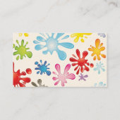 Maler Visitenkarte (Rückseite)