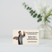 Maler Visitenkarte (Stehend Vorderseite)