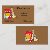 Maler-Visitenkarte 2 Visitenkarte (Vorne/Hinten)