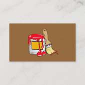 Maler-Visitenkarte 2 Visitenkarte (Rückseite)