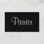 Maler-Visitenkarte - kundengerecht Visitenkarte (Rückseite)