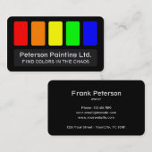 Maler-Visitenkarte mit Slogen Visitenkarte (Vorne/Hinten)