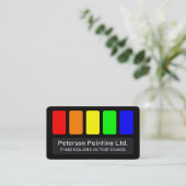 Maler-Visitenkarte mit Slogen Visitenkarte (Stehend Vorderseite)