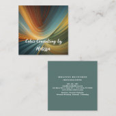 Maler-Visitenkarte Quadratische Visitenkarte (Vorne/Hinten)