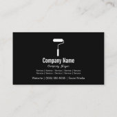 Maler-Visitenkarte Visitenkarte (Rückseite)