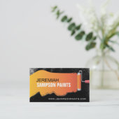 Maler-Visitenkarte Visitenkarte (Stehend Vorderseite)