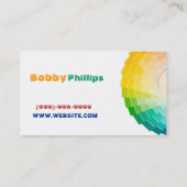 Maler-Visitenkarte Visitenkarte (Rückseite)