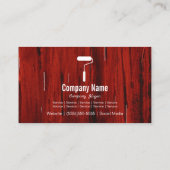 Maler-Visitenkarte Visitenkarte (Rückseite)