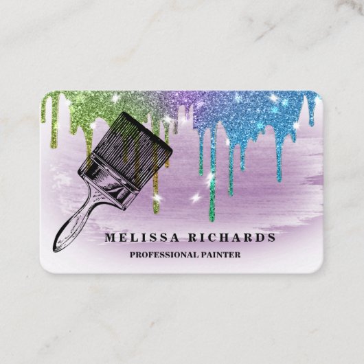 Maler-Visitenkarte Visitenkarte (Vorderseite)