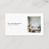 Maler-Visitenkarte Visitenkarte (Rückseite)