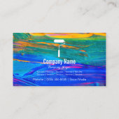 Maler-Visitenkarte Visitenkarte (Rückseite)