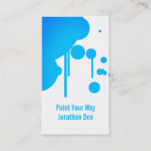 Maler-Visitenkarte Visitenkarte (Vorderseite)