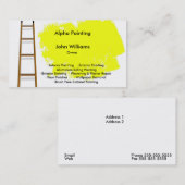Maler-Visitenkarte Visitenkarte (Vorne/Hinten)