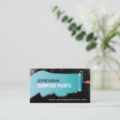 Maler-Visitenkarte Visitenkarte (Stehend Vorderseite)