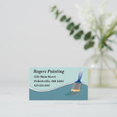 Maler-Visitenkarte Visitenkarte (Stehend Vorderseite)