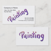 Maler-Visitenkarten Visitenkarte (Vorne/Hinten)
