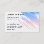 Maler-Visitenkarten Visitenkarte (Rückseite)