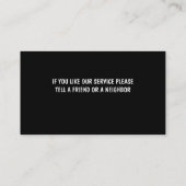 Maler-Visitenkarten Visitenkarte (Rückseite)