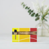 Maler-Visitenkarten Visitenkarte (Stehend Vorderseite)