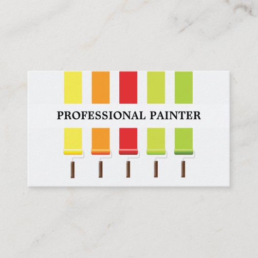 Maler-Visitenkarten Visitenkarte (Vorderseite)