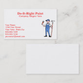 Maler-Visitenkarten Visitenkarte (Vorne/Hinten)