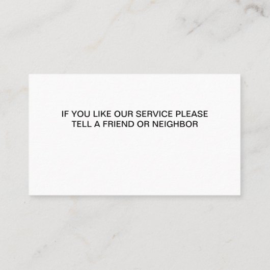 Maler-Visitenkarten Visitenkarte (Rückseite)