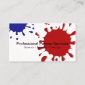 Maler-Visitenkarten Visitenkarte (Vorderseite)