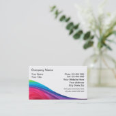 Maler-Visitenkarten Visitenkarte (Stehend Vorderseite)