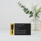 Maler-Visitenkarten Visitenkarte (Stehend Vorderseite)