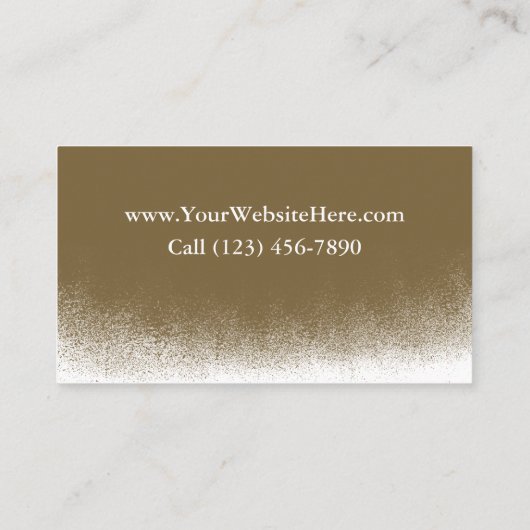 Maler-Visitenkarten Visitenkarte (Rückseite)