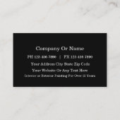 Maler-Visitenkarten Visitenkarte (Rückseite)