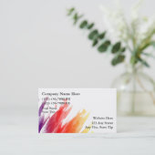 Maler-Visitenkarten Visitenkarte (Stehend Vorderseite)