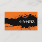 Maler-Visitenkarten Visitenkarte (Rückseite)