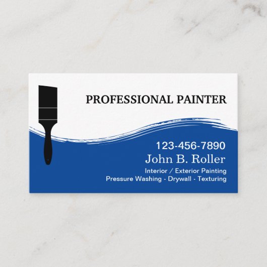 Maler-Visitenkarten Visitenkarte (Vorderseite)