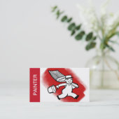 Maler-Visitenkarten Visitenkarte (Stehend Vorderseite)