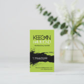 Maler-Visitenkarten Visitenkarte (Stehend Vorderseite)