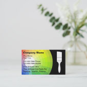 Maler-Visitenkarten Visitenkarte (Stehend Vorderseite)