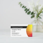 Maler-Visitenkarten Visitenkarte (Stehend Vorderseite)